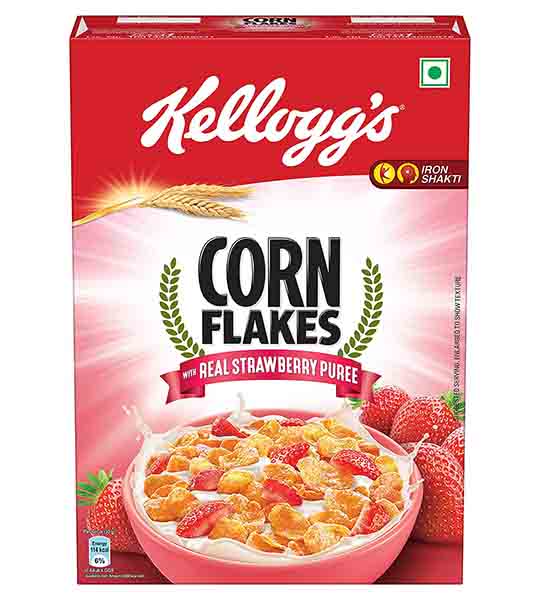 Kellogg's Corn flakes with strawberry 300 gm
